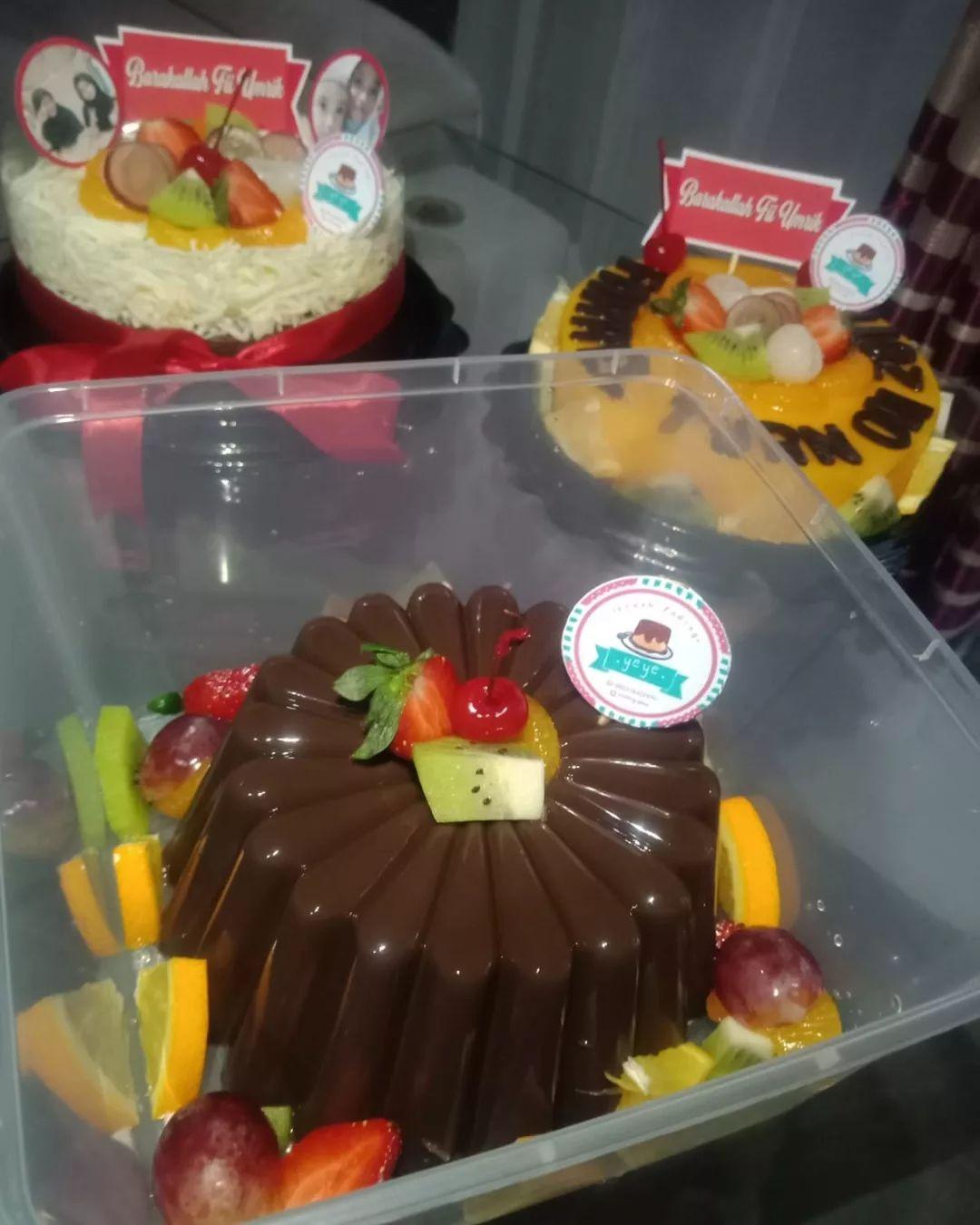 Puding Cokelat Buah